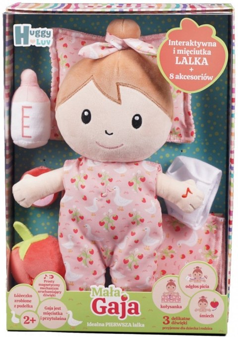 Lalka interaktywna huggy luv gaia + akcesoria