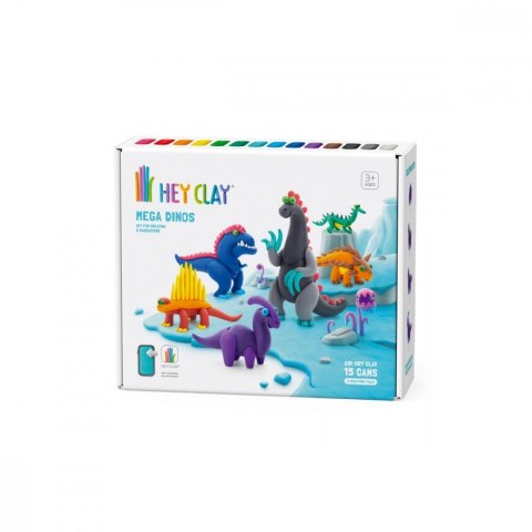 Masa plastyczna hey clay zestaw mega dinozaury