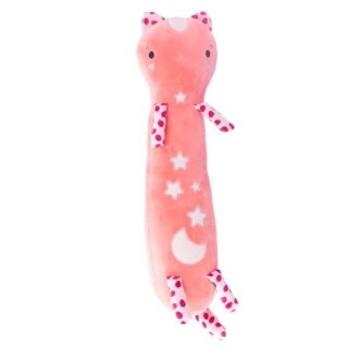 Maskotka momomi kot świecący w ciemności ciemnoróżowy 60 cm