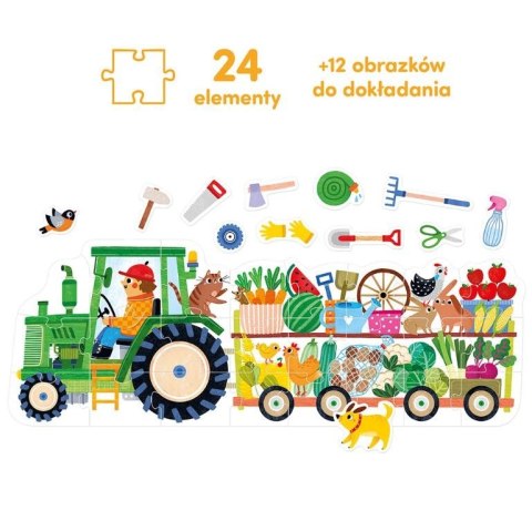 Moto puzzle - traktor