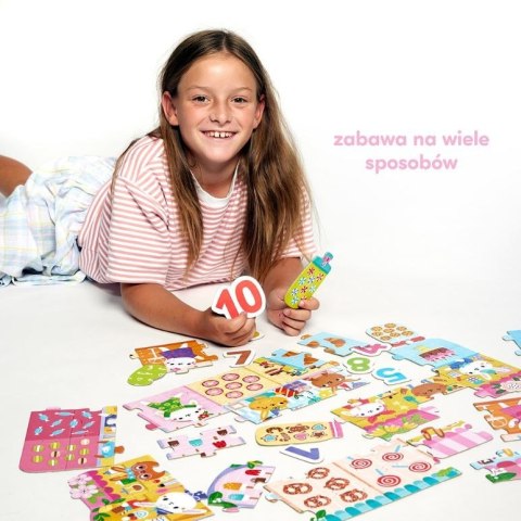 Puzzle cyfry króliczki