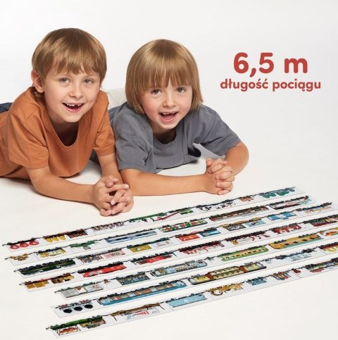 Puzzle dwustronne - pociągi