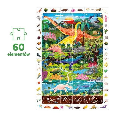 Puzzle obserwacyjne - dinozaury