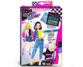Zestaw projekt moda - szkicownik