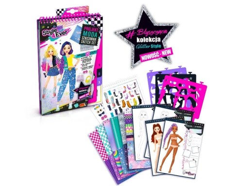 Zestaw projekt moda - szkicownik
