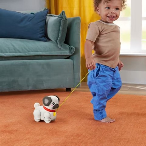 Figurka pets spacerowy piesek mopsik