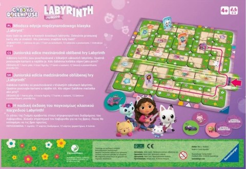 Gra labirynt junior koci domek gabi