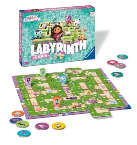 Gra labirynt junior koci domek gabi