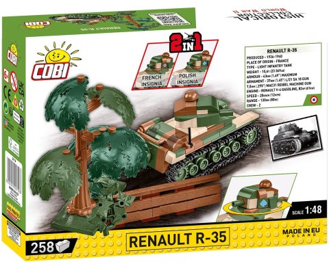 Klocki wwii renault r-35 258 klocków