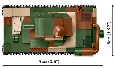 Klocki wwii renault r-35 258 klocków
