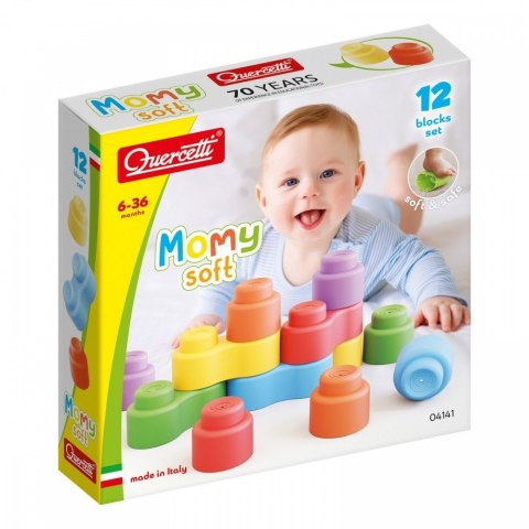 Miękkie klocki momy 12 elementów quercetti