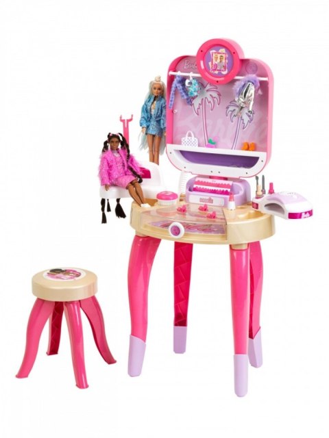 Toaletka barbie z lampą do paznokci hybryd