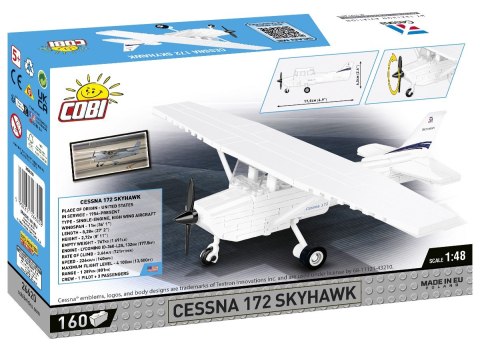 Cobi klocki cessna 172 skyhawk 160 klocków biała