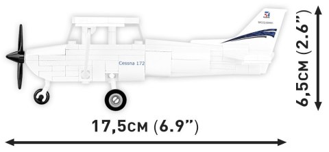 Cobi klocki cessna 172 skyhawk 160 klocków biała