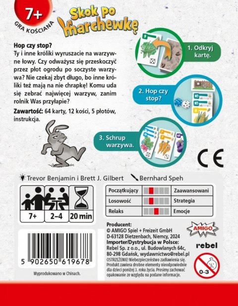 Gra skok po marchewkę