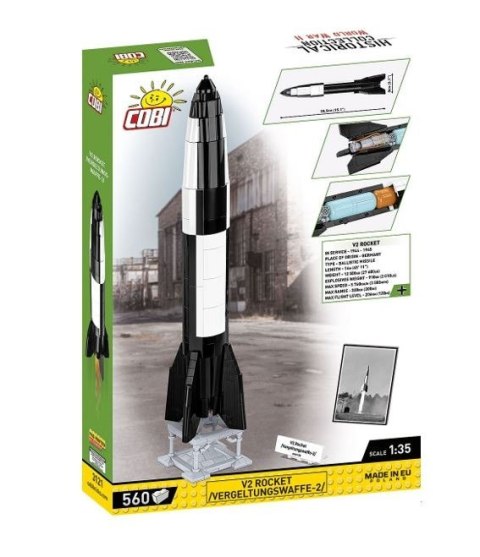 Klocki rakieta v2 560 elementów