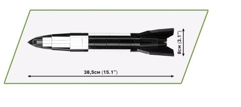 Klocki rakieta v2 560 elementów