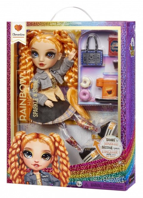 Lalka rainbow high sparkle shine clementine