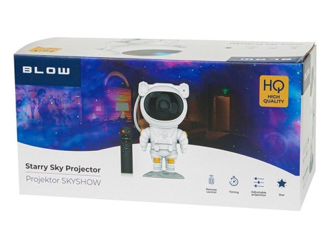 Lampka nocna projektor gwiazd astronauta skyshow