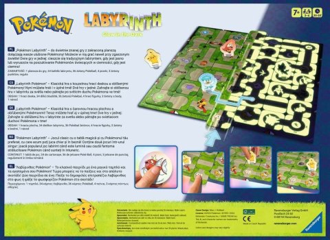 Gra labyrinth pokemon Świecący w ciemności