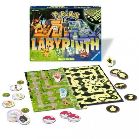 Gra labyrinth pokemon Świecący w ciemności