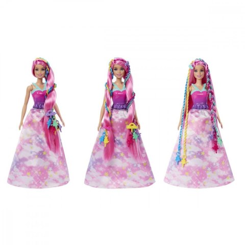 Lalka barbie dreamtopia księżniczka zakręcone pasemka