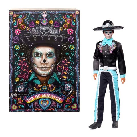 Lalka barbie signature dia de muertos ken