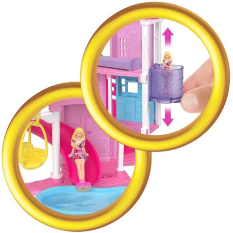 Zestaw barbie barbieland mini domek i lalka