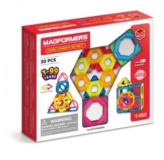 Klocki magnetyczne challenger 30 elementów