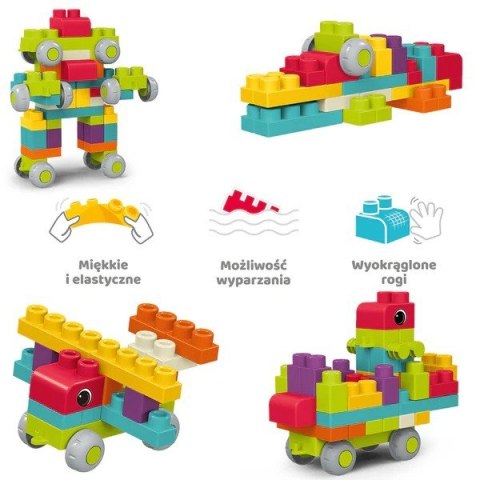 Klocki małych geniuszy - soft 62 elementy