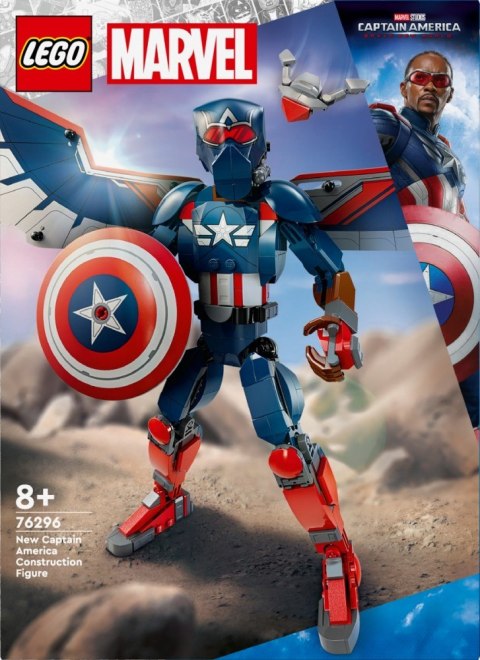 Klocki super heroes 76296 figurka nowego kapitana ameryki