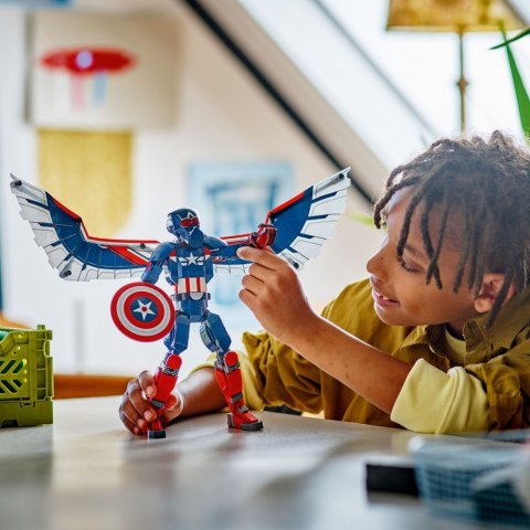 Klocki super heroes 76296 figurka nowego kapitana ameryki