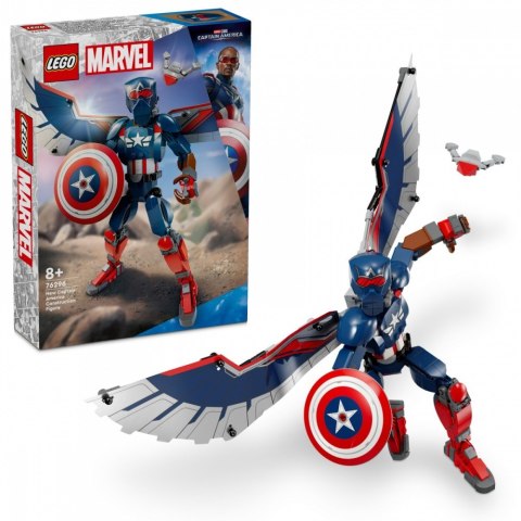 Klocki super heroes 76296 figurka nowego kapitana ameryki