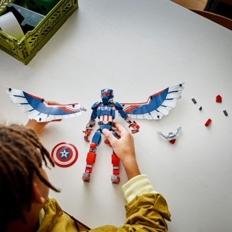 Klocki super heroes 76296 figurka nowego kapitana ameryki