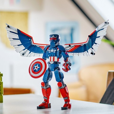 Klocki super heroes 76296 figurka nowego kapitana ameryki
