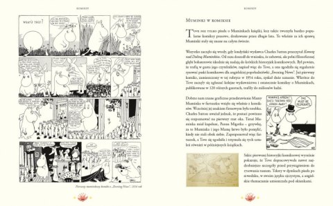 Książeczka Świat muminków stworzony przez tove jansson