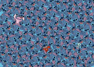 Puzzle 1000 elementów stitch challenge