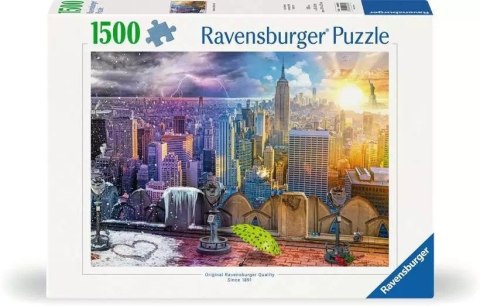 Puzzle 1500 elementów nowy jork w lecie i zimie