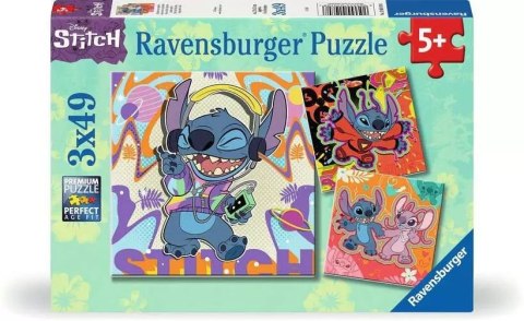 Puzzle 3x49 elementów stitch