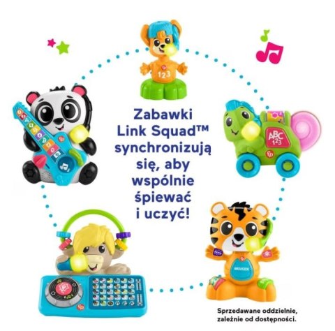 Zabawka edukacyjna link squad tygrysek taniec i nauka