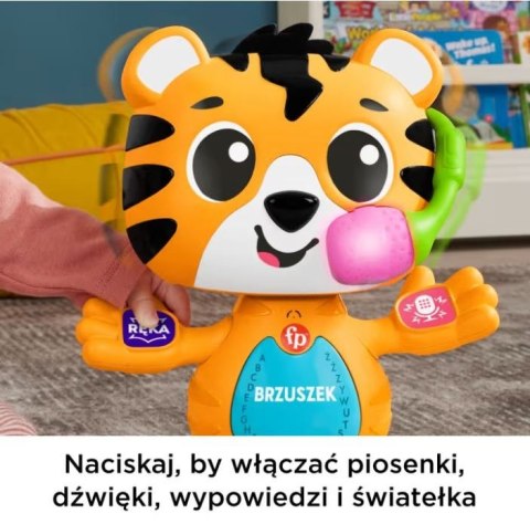 Zabawka edukacyjna link squad tygrysek taniec i nauka