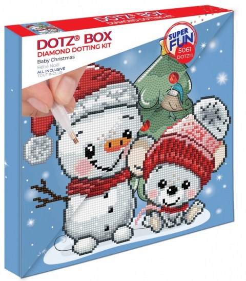 Zestaw diamond dotz dzieciątko boże narodzenie