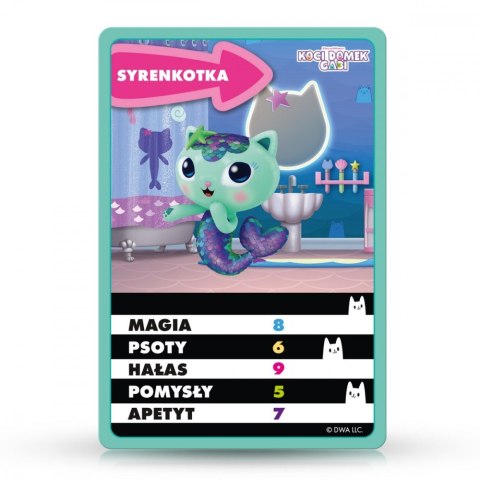 Gra top trumps junior koci domek gabi