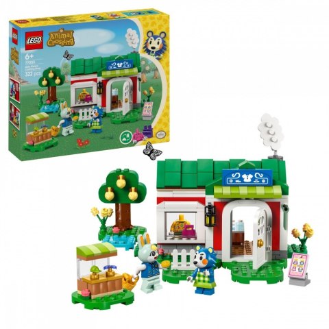 Klocki animal crossing 77055 able sisters i sklep odzieżowy