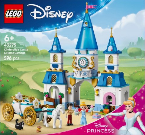 Klocki disney 43275 zamek kopciuszka i kareta