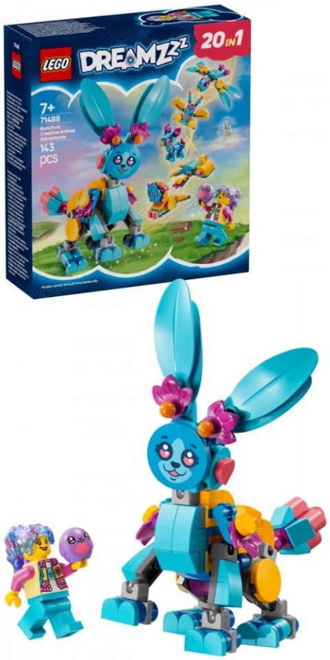 Klocki dreamzzz 71488 kreatywne zwierzęce przygody bunchu
