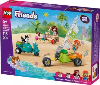 Klocki friends 42641 przygoda z surfującymi psami i skuterem