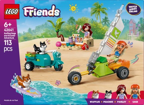 Klocki friends 42641 przygoda z surfującymi psami i skuterem