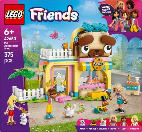 Klocki friends 42650 sklep z akcesoriami dla zwierząt