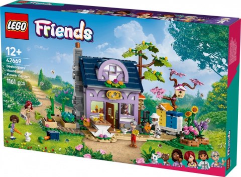 Klocki friends 42669 dom pszczelarzy i kwiatowy ogród